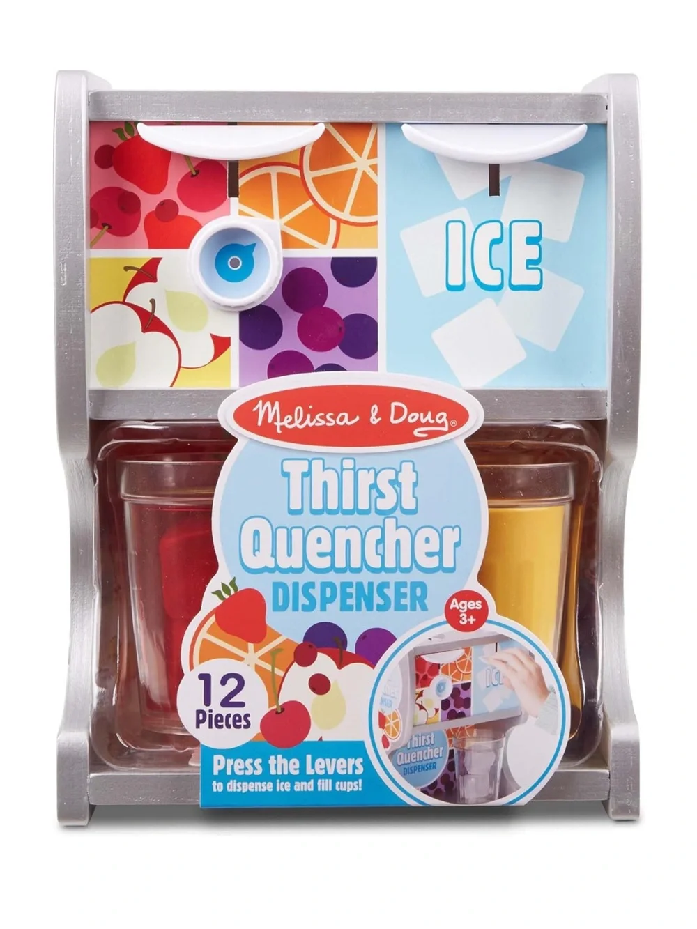 Melissa & Doug Thirst Quencher Drink Dispenser Play Set — Juice Ice Cubes